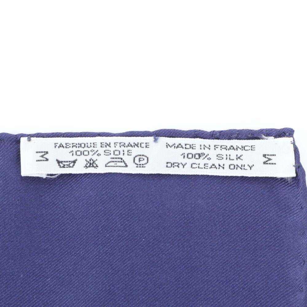 HERMES Black Silk Scarf - Picture 9 of 9